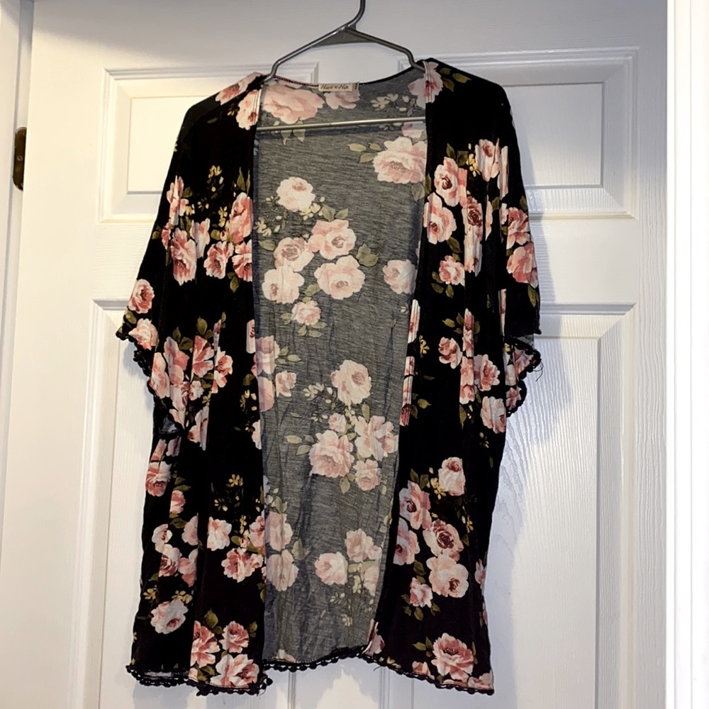 flower cardigan